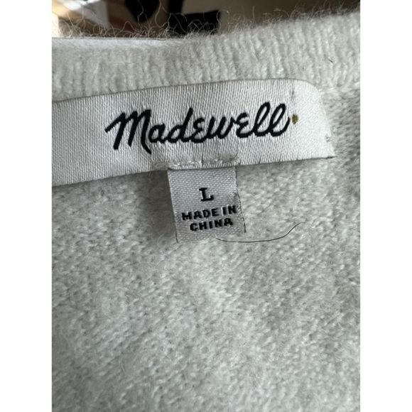 Madewell Kent Striped Cardigan Sweater in Coziest Large - Picture 3 of 8